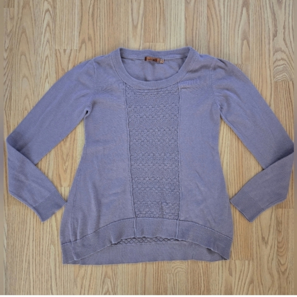 Women's Purple Long Sleeve Sweater